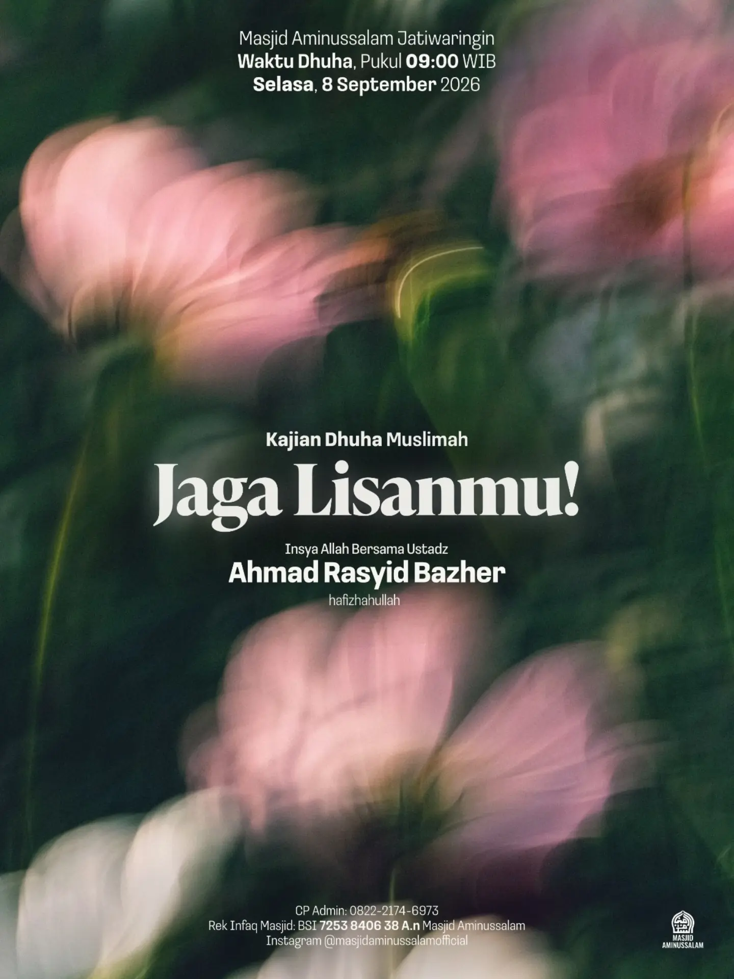 Poster asli dari @masjidaminussalamofficial