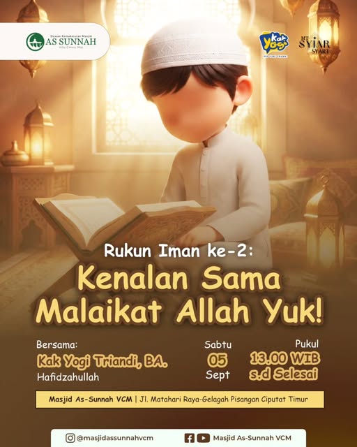 Poster asli dari @masjidassunnahvcm