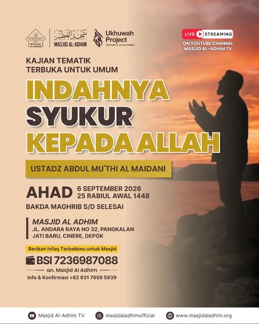 Poster asli dari @masjidaladhimofficial