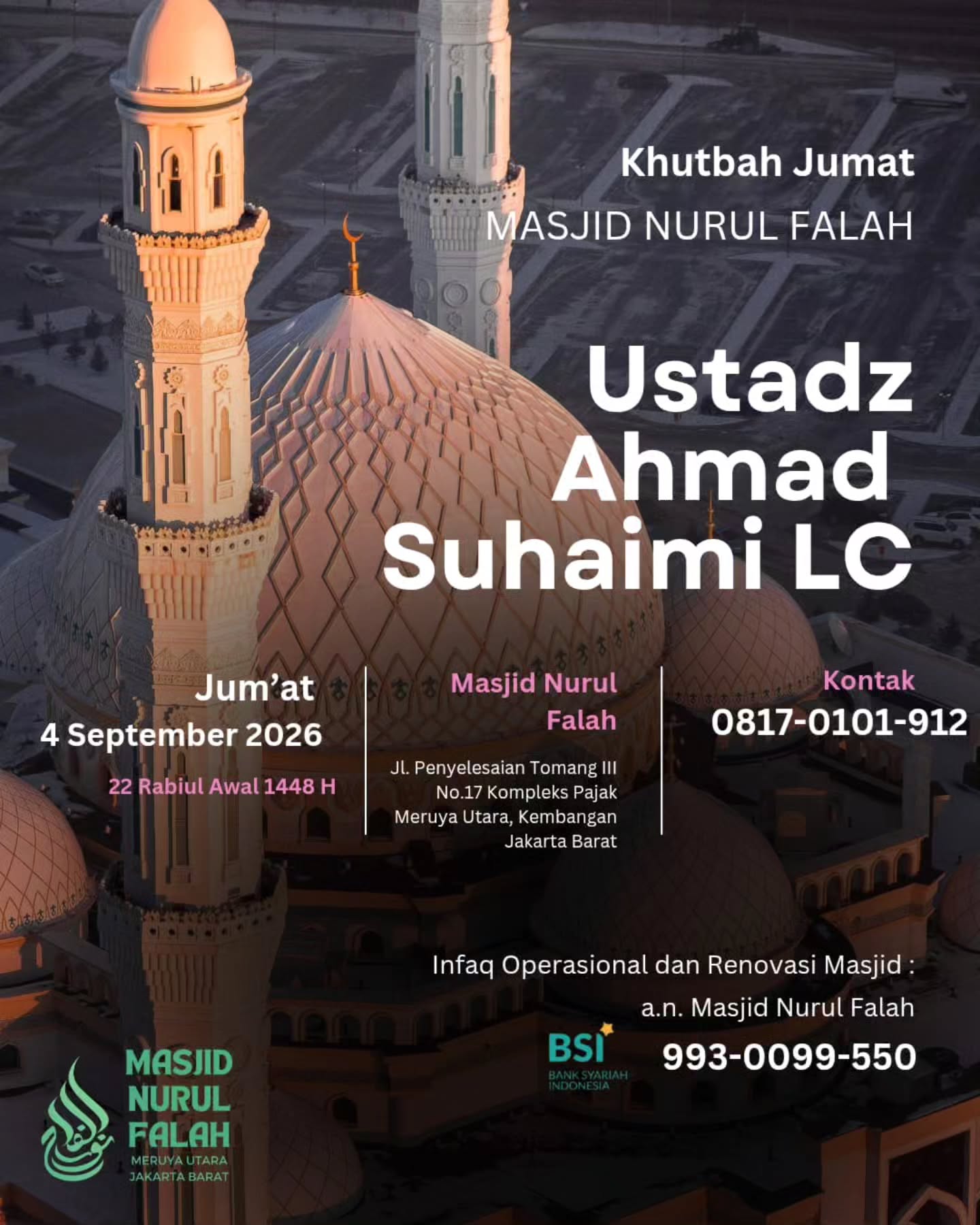 Poster asli dari @kajian_nurulfalah