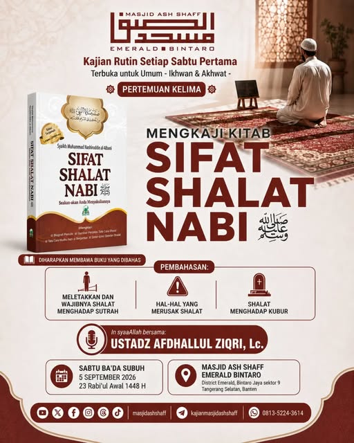 Poster asli dari @masjidashshaff