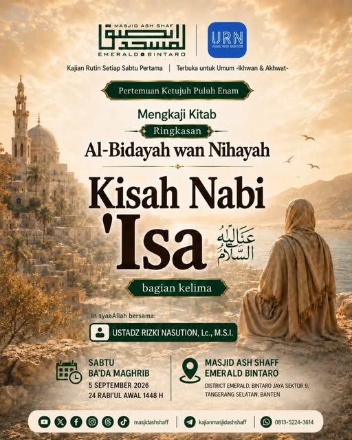 Poster asli dari @masjidashshaff