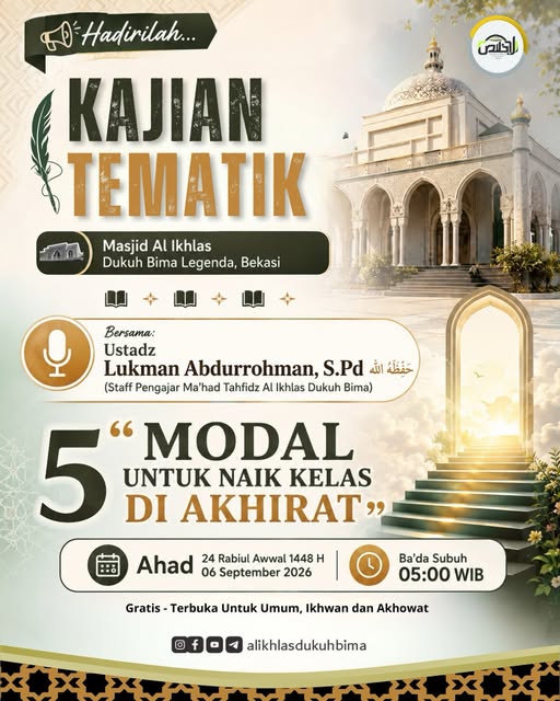 Poster asli dari @alikhlasdukuhbima