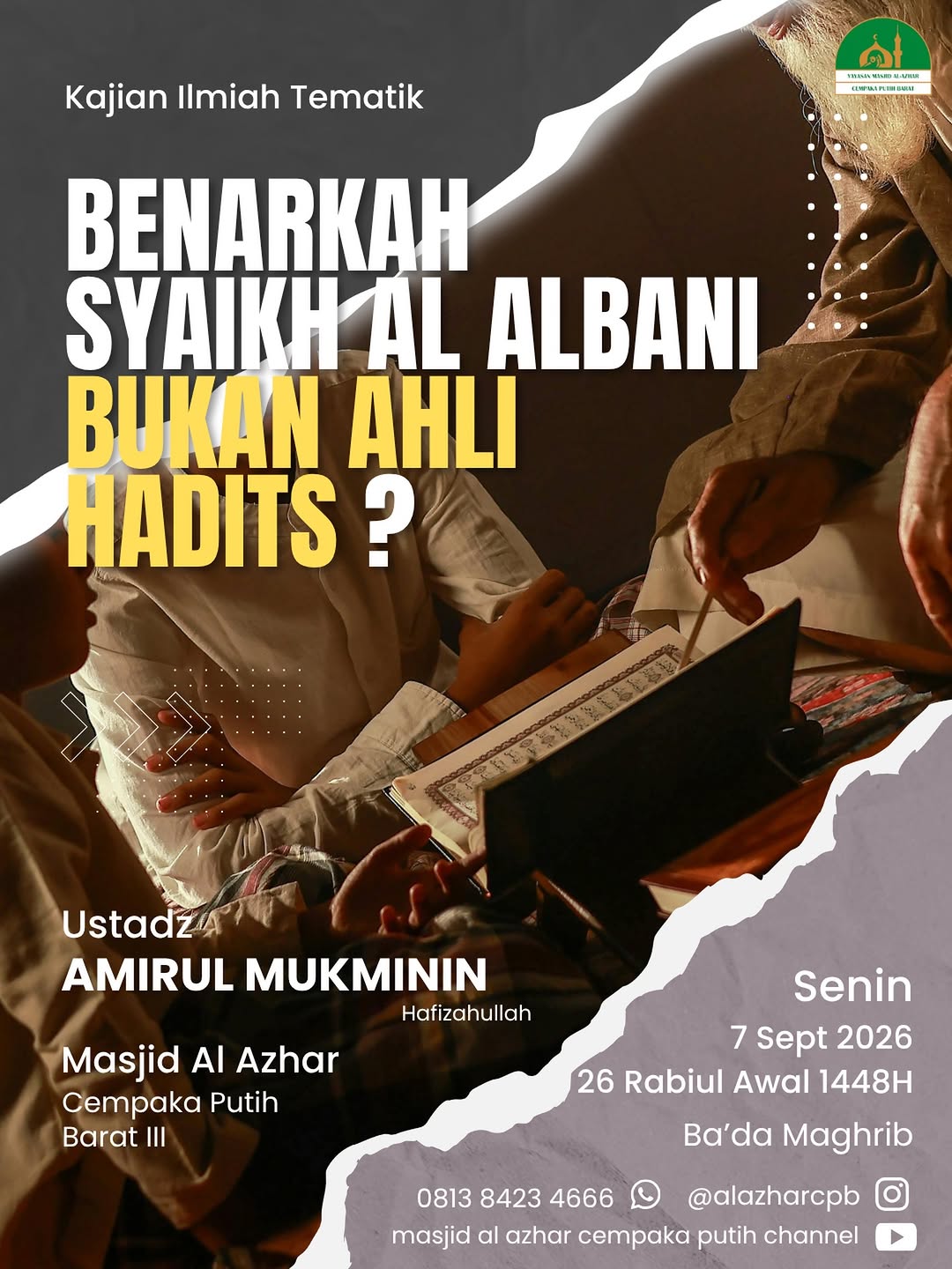 Poster asli dari @alazharcpb
