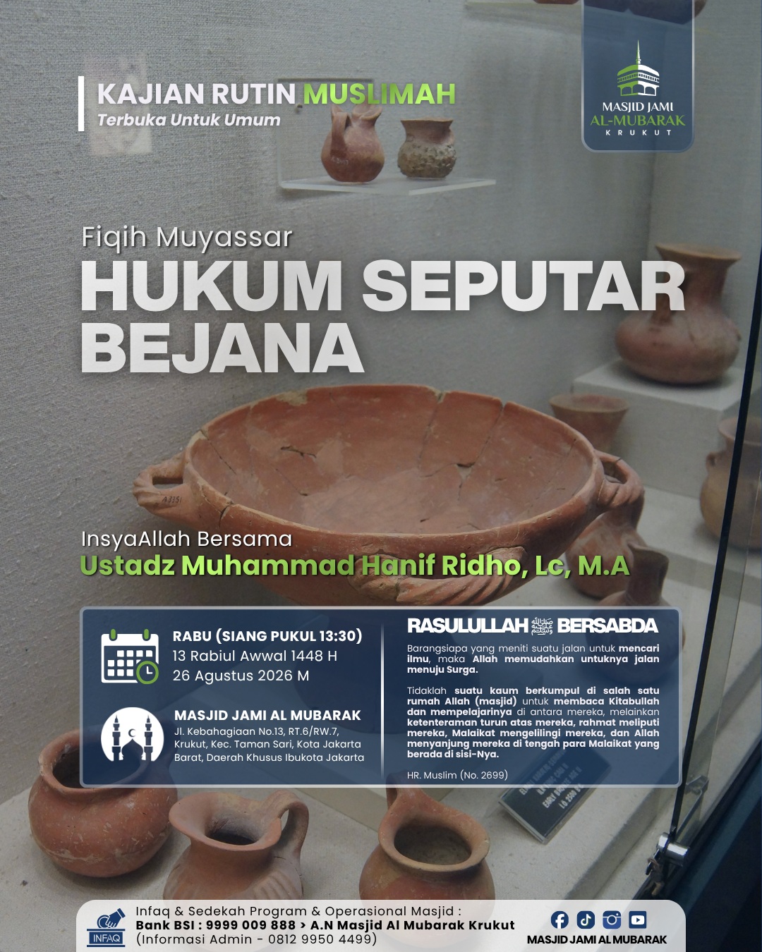 Poster asli dari @masjid.almubarak