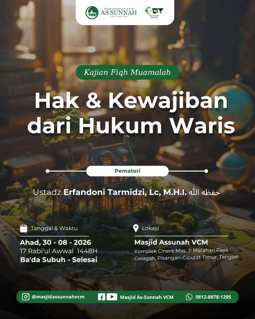 Poster asli dari @masjidassunnahvcm