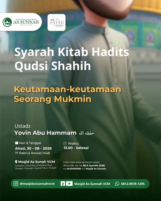 Poster asli dari @masjidassunnahvcm