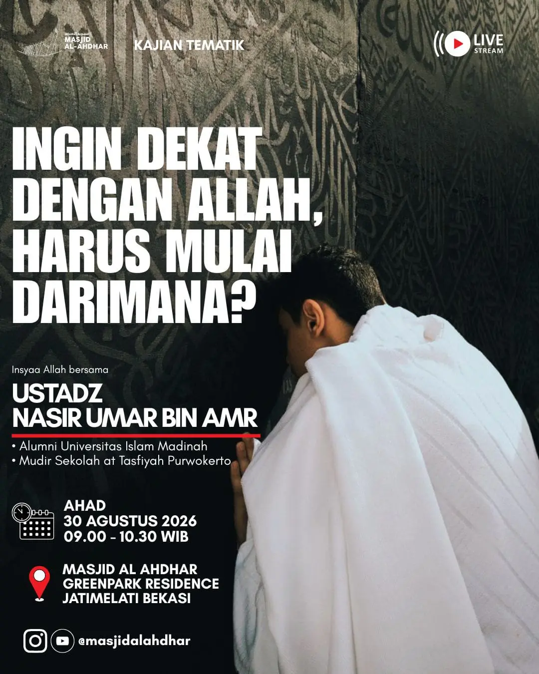 Poster asli dari @masjidalahdhar