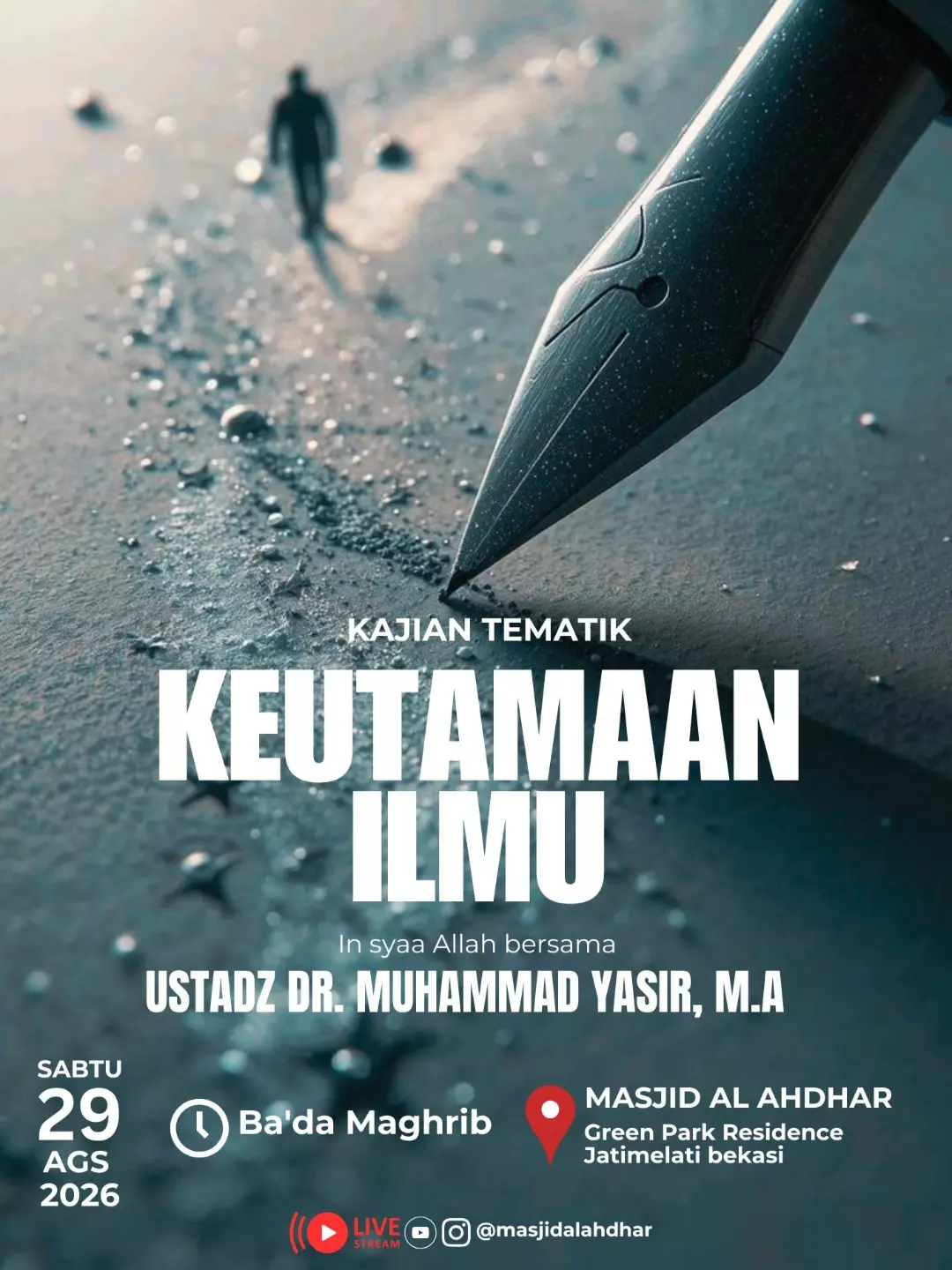 Poster asli dari @masjidalahdhar