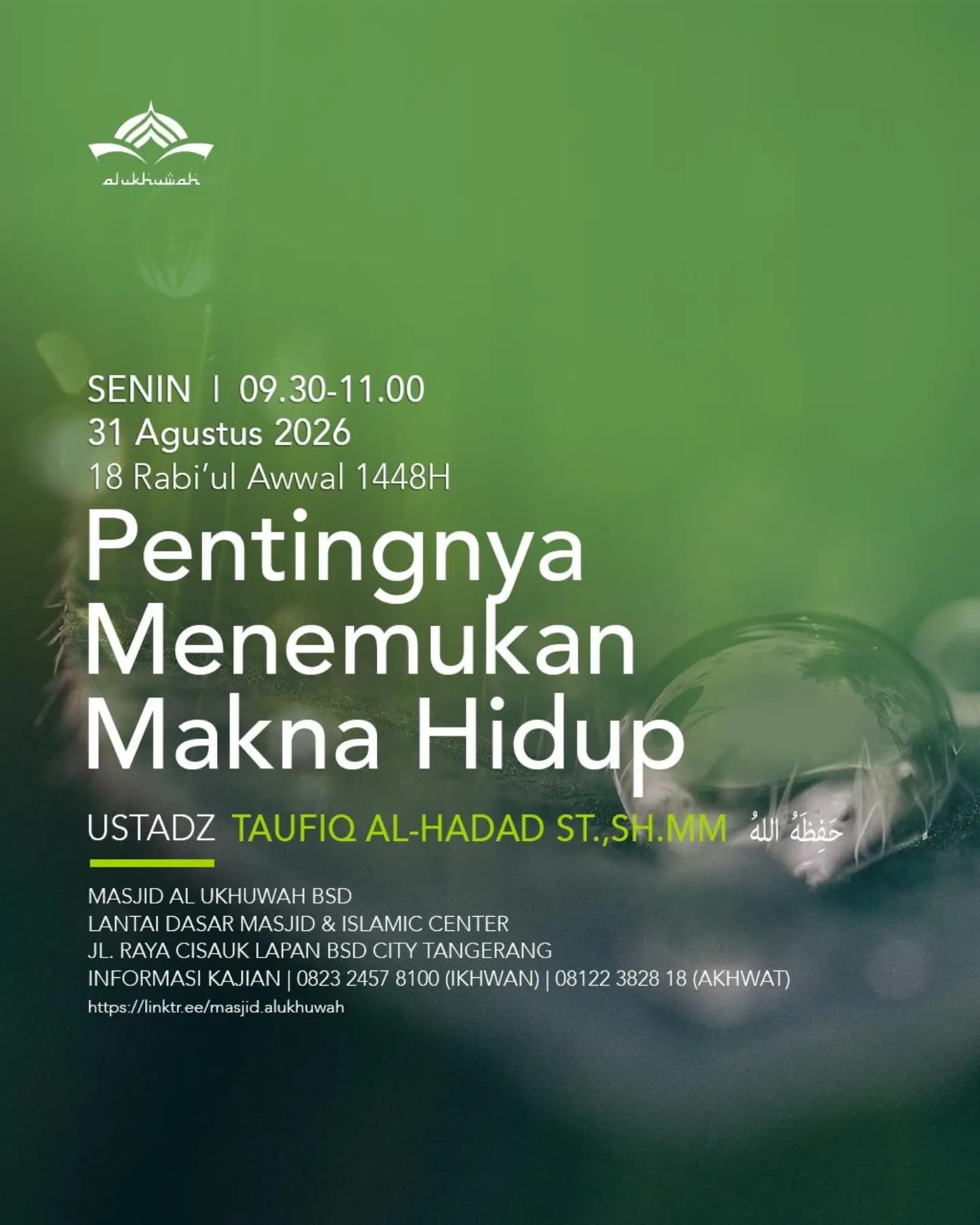 Poster asli dari @masjidalukhuwah
