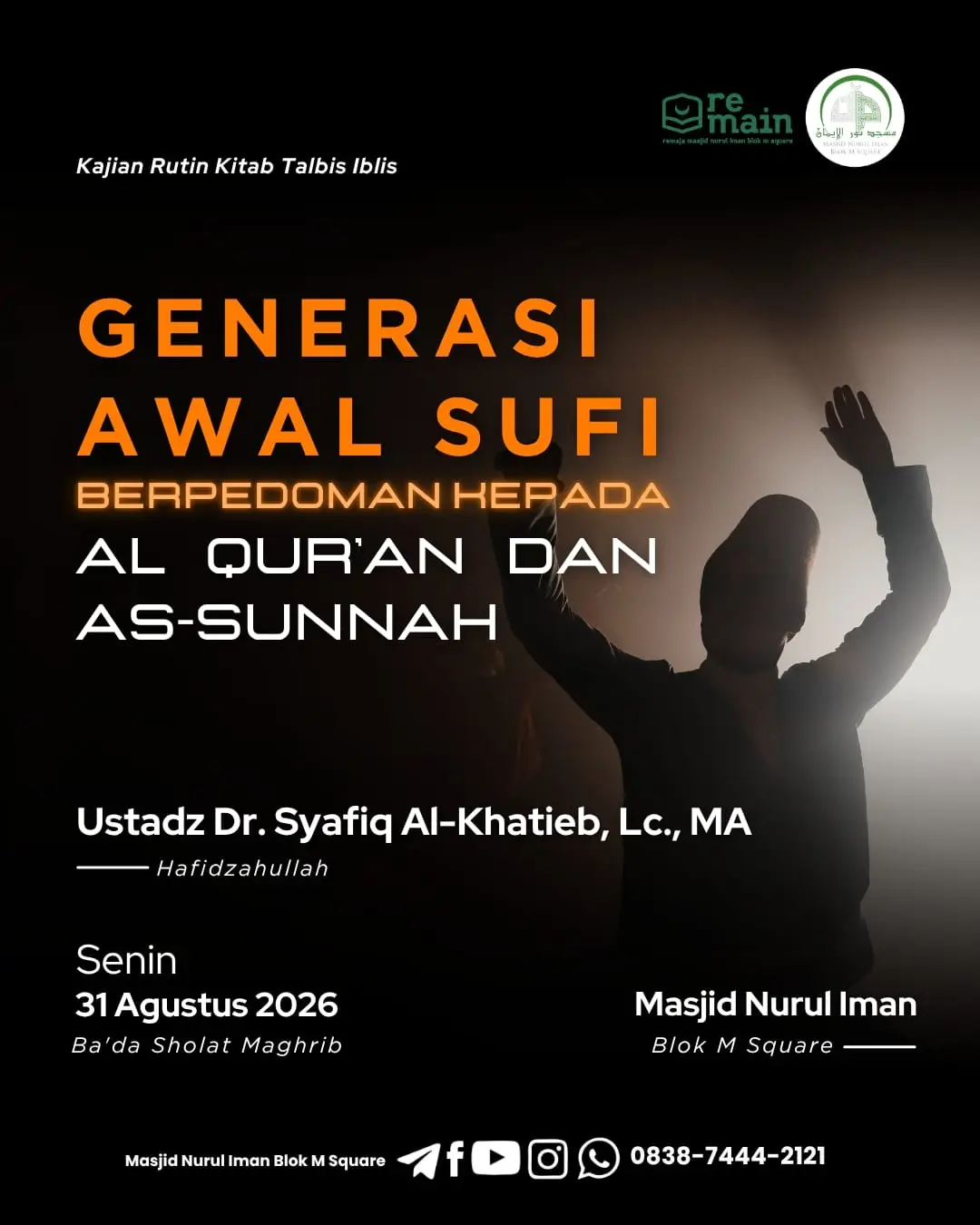 Poster asli dari @masjidnuruliman