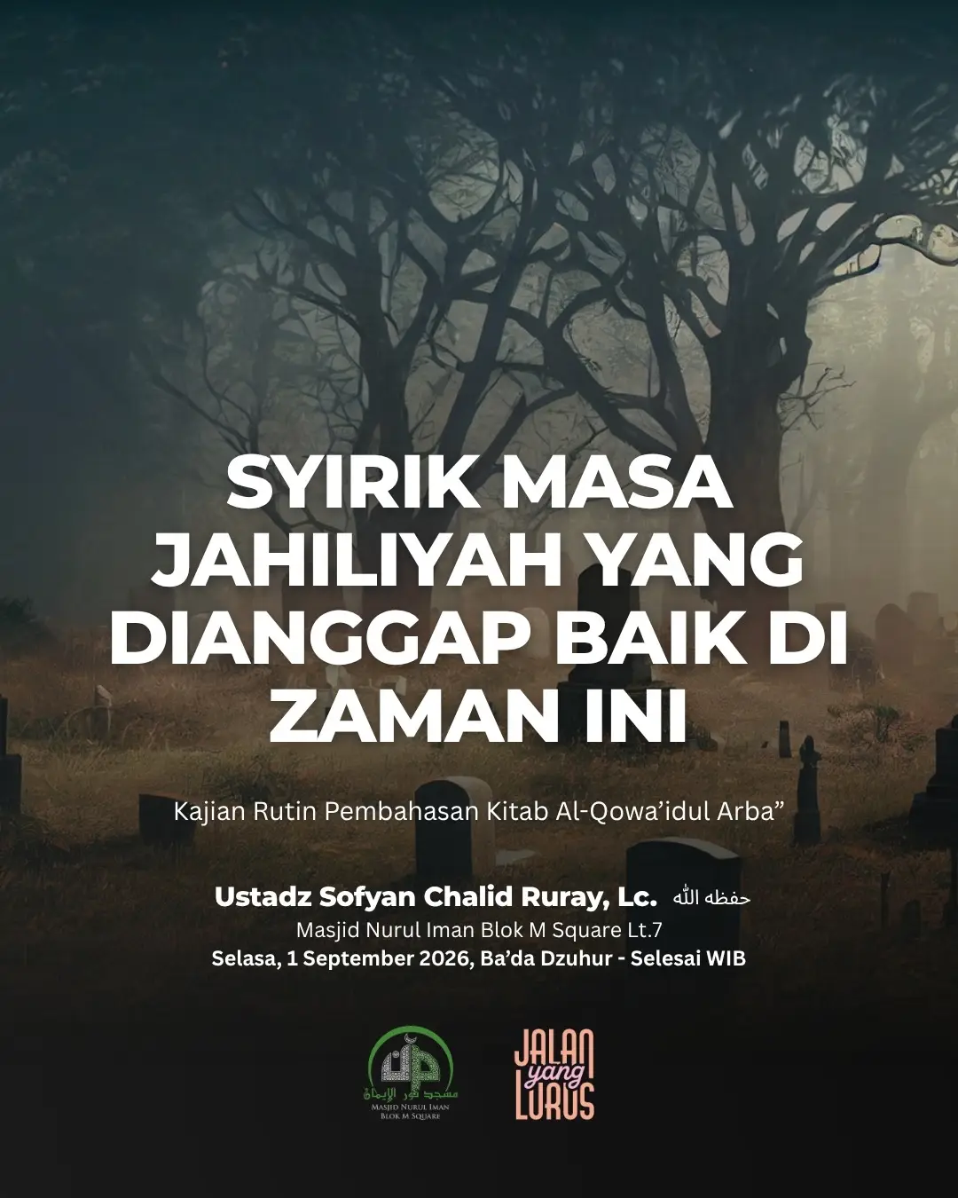 Poster asli dari @masjidnuruliman