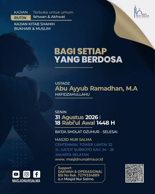 Poster asli dari @masjidnursalma