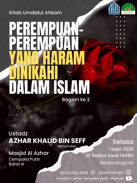Poster asli dari @alazharcpb