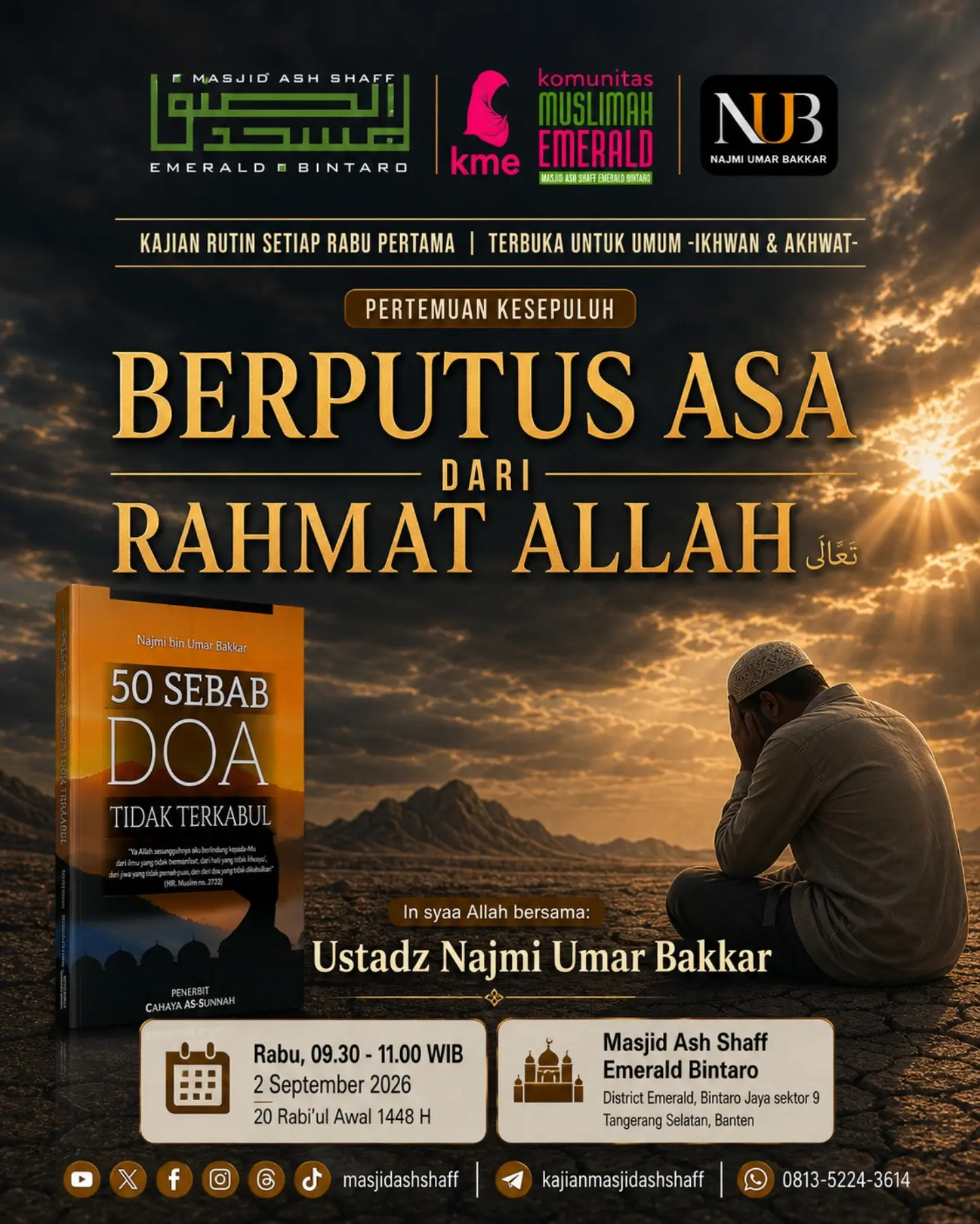 Poster asli dari @masjidashshaff