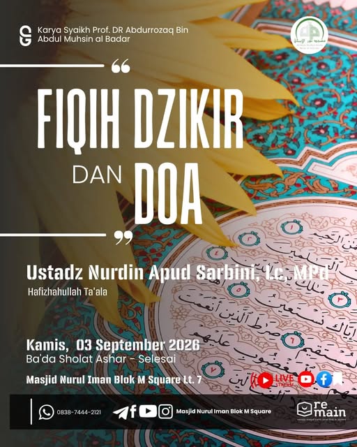 Poster asli dari @masjidnuruliman