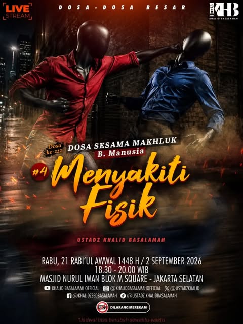 Poster asli dari @masjidnuruliman