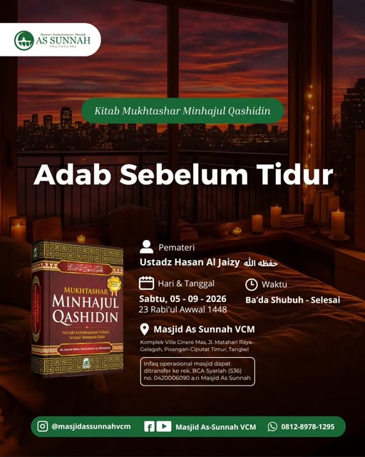 Poster asli dari @masjidassunnahvcm