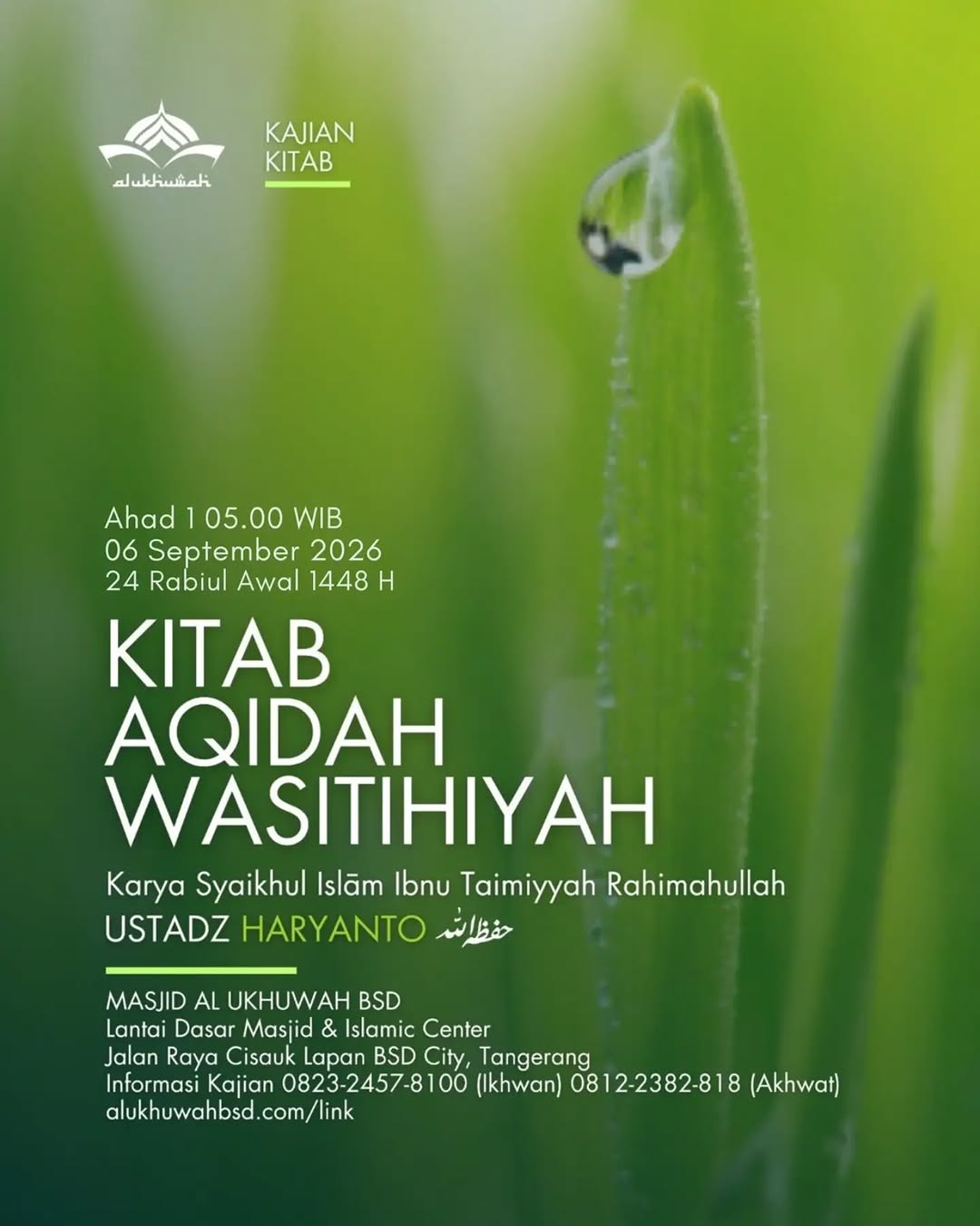 Poster asli dari @masjidalukhuwah