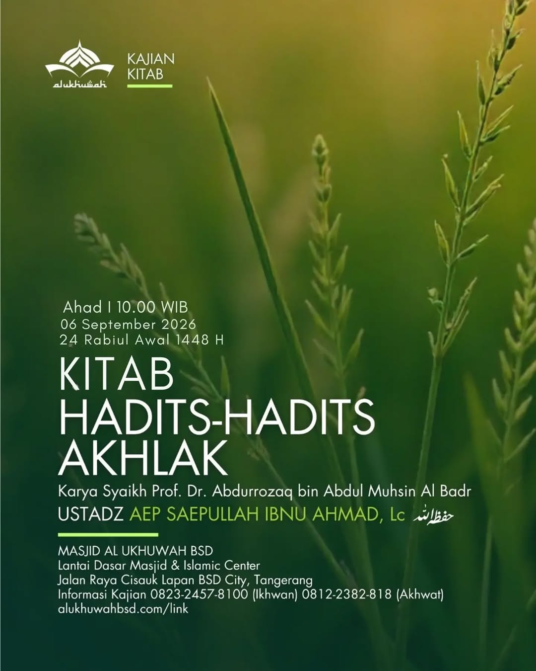 Poster asli dari @masjidalukhuwah