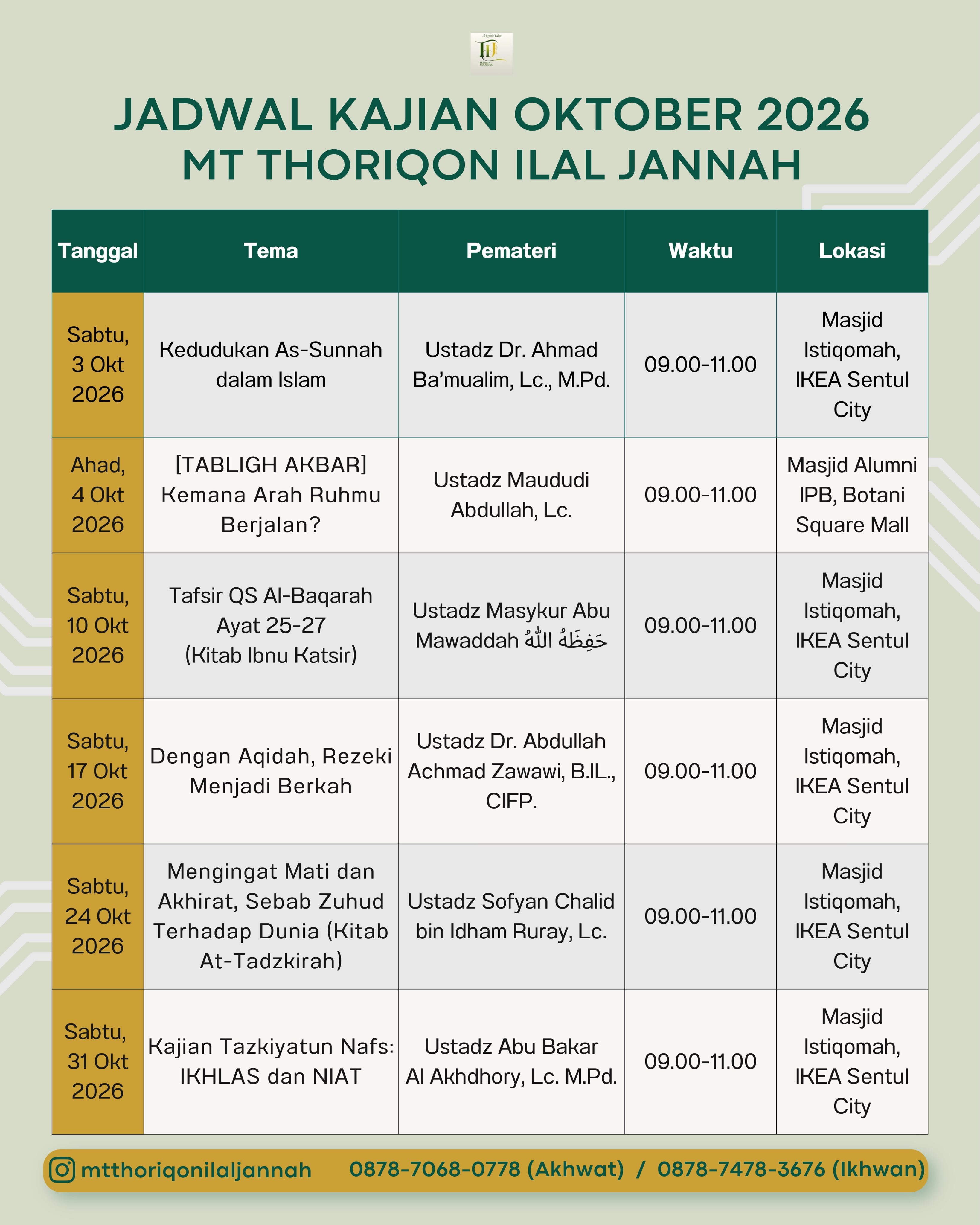 Poster asli dari @mtthoriqonilaljannah