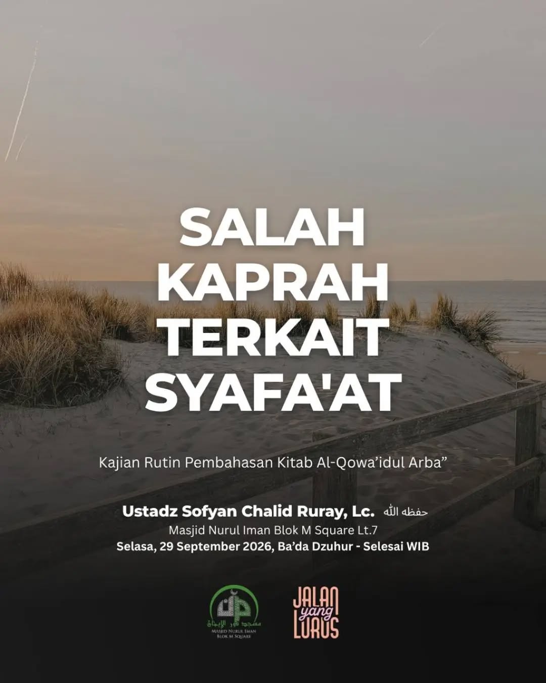 Poster asli dari @masjidnuruliman