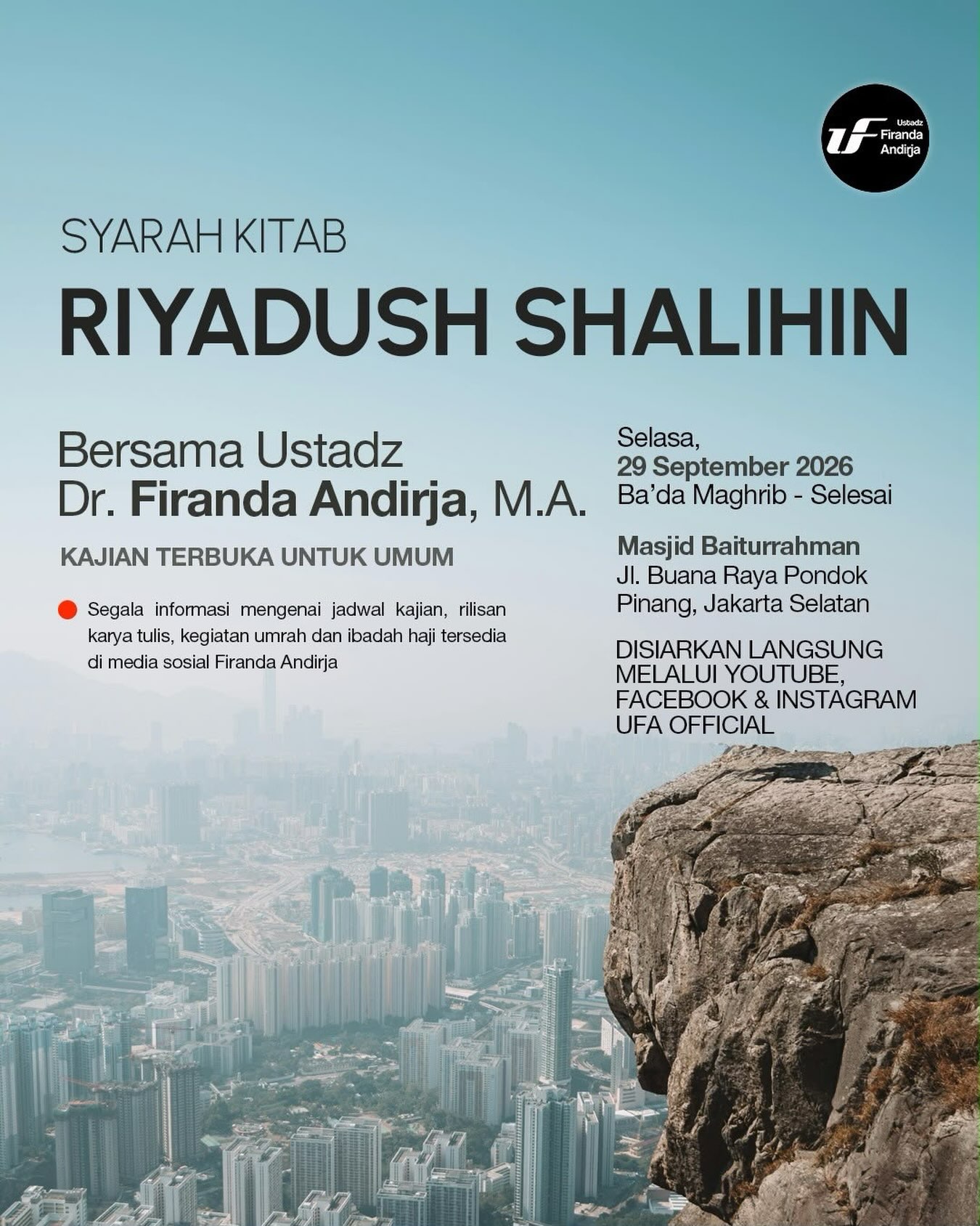 Poster asli dari @mosquebaiturrahman