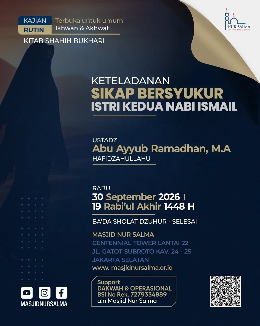 Poster asli dari @masjidnursalma