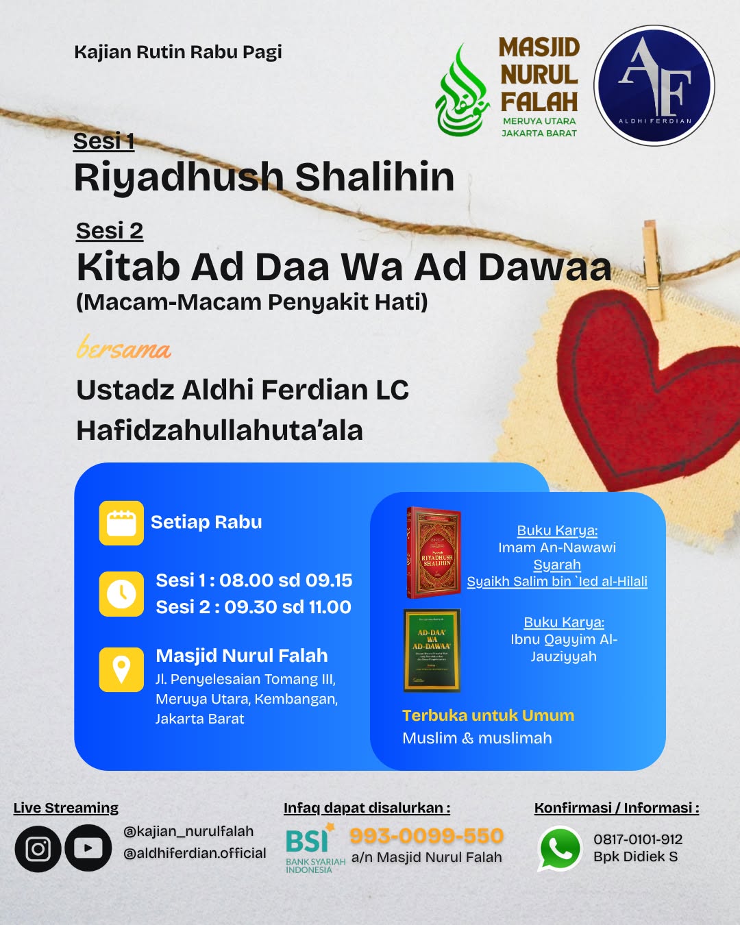 Poster asli dari @kajian_nurulfalah