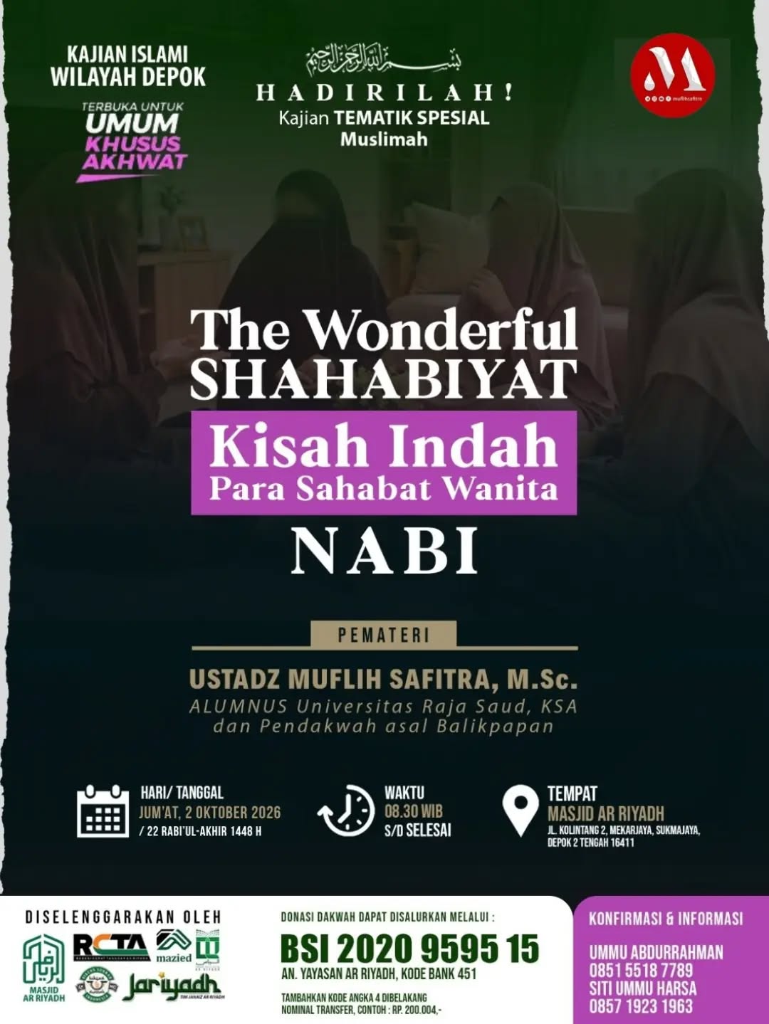 Poster asli dari @mtarriyadh_depok