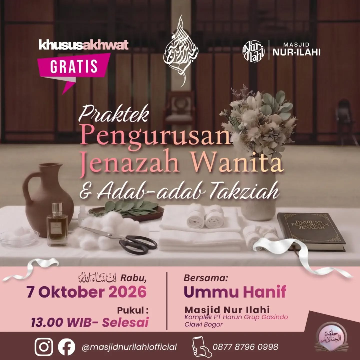 Poster asli dari @masjidnurilahi_official