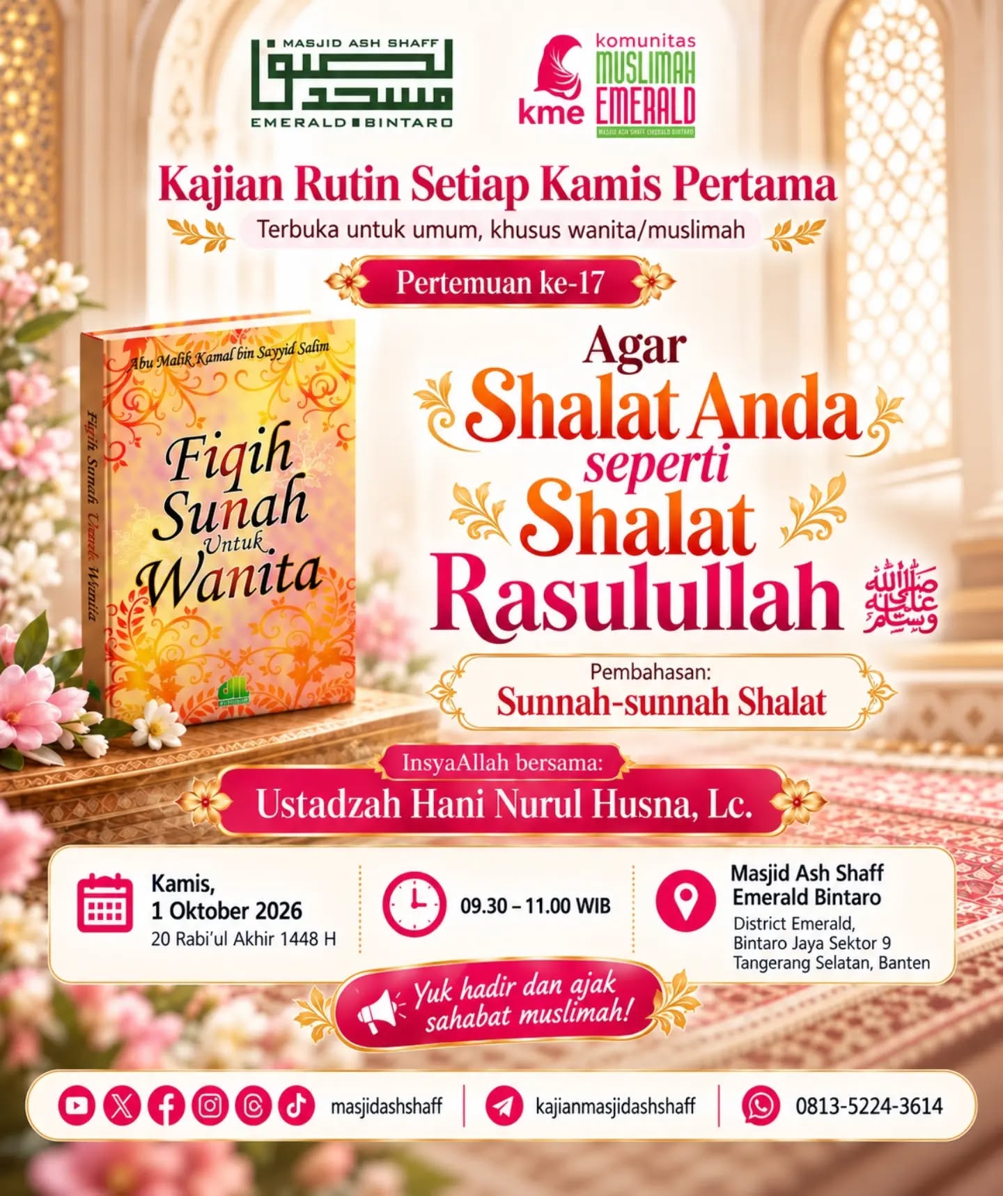 Poster asli dari @masjidashshaff