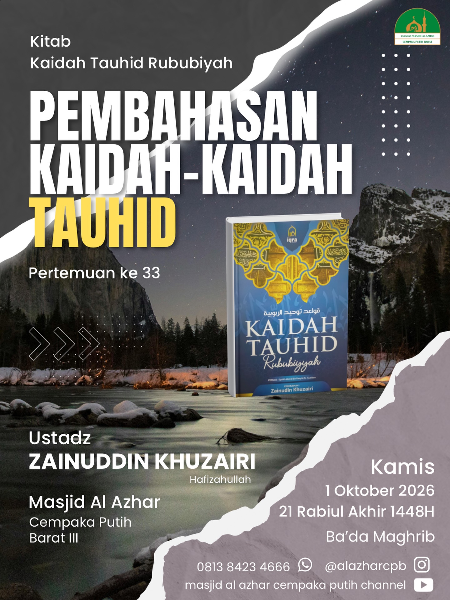 Poster asli dari @alazharcpb