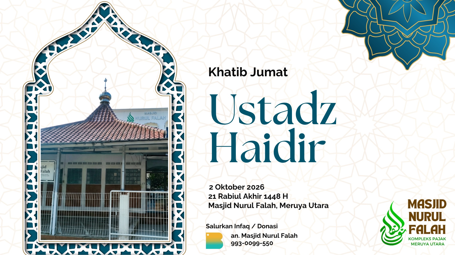 Poster asli dari @kajian_nurulfalah