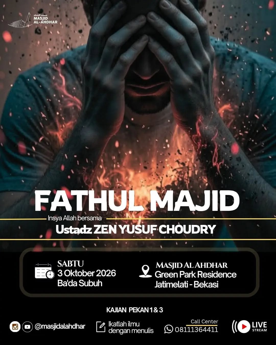Poster asli dari @masjidalahdhar