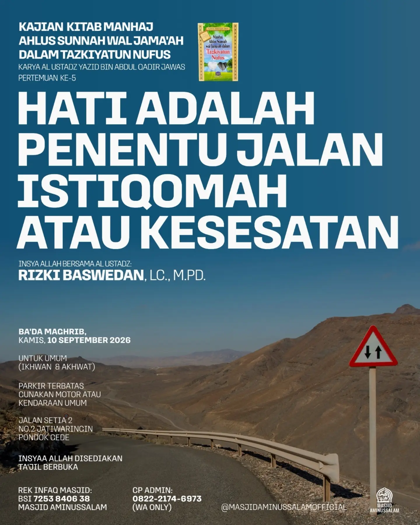 Poster asli dari @masjidaminussalamofficial