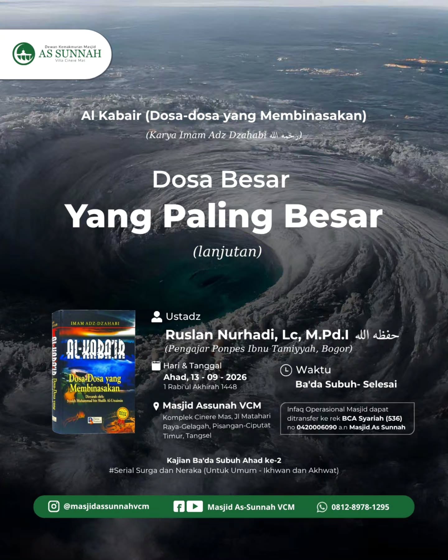 Poster asli dari @masjidassunnahvcm