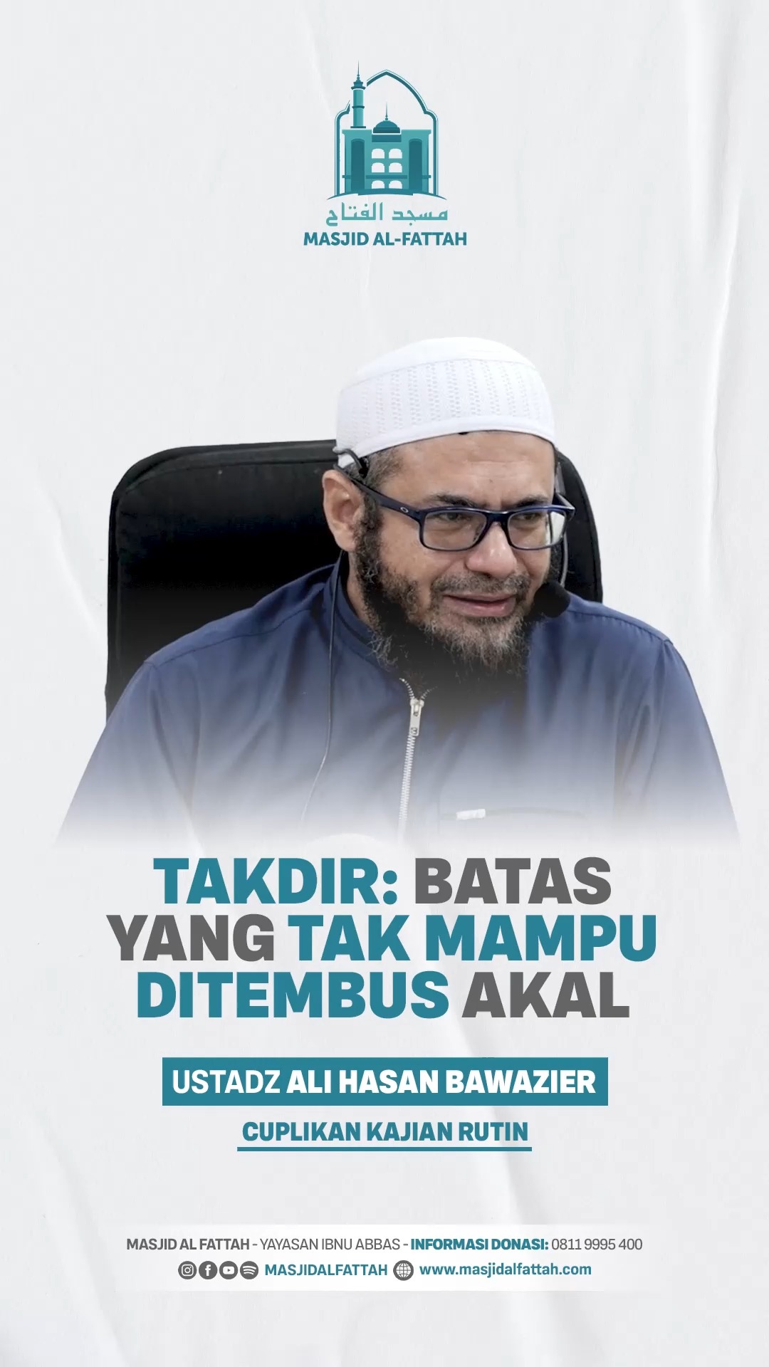 Poster asli dari @masjidalfattah