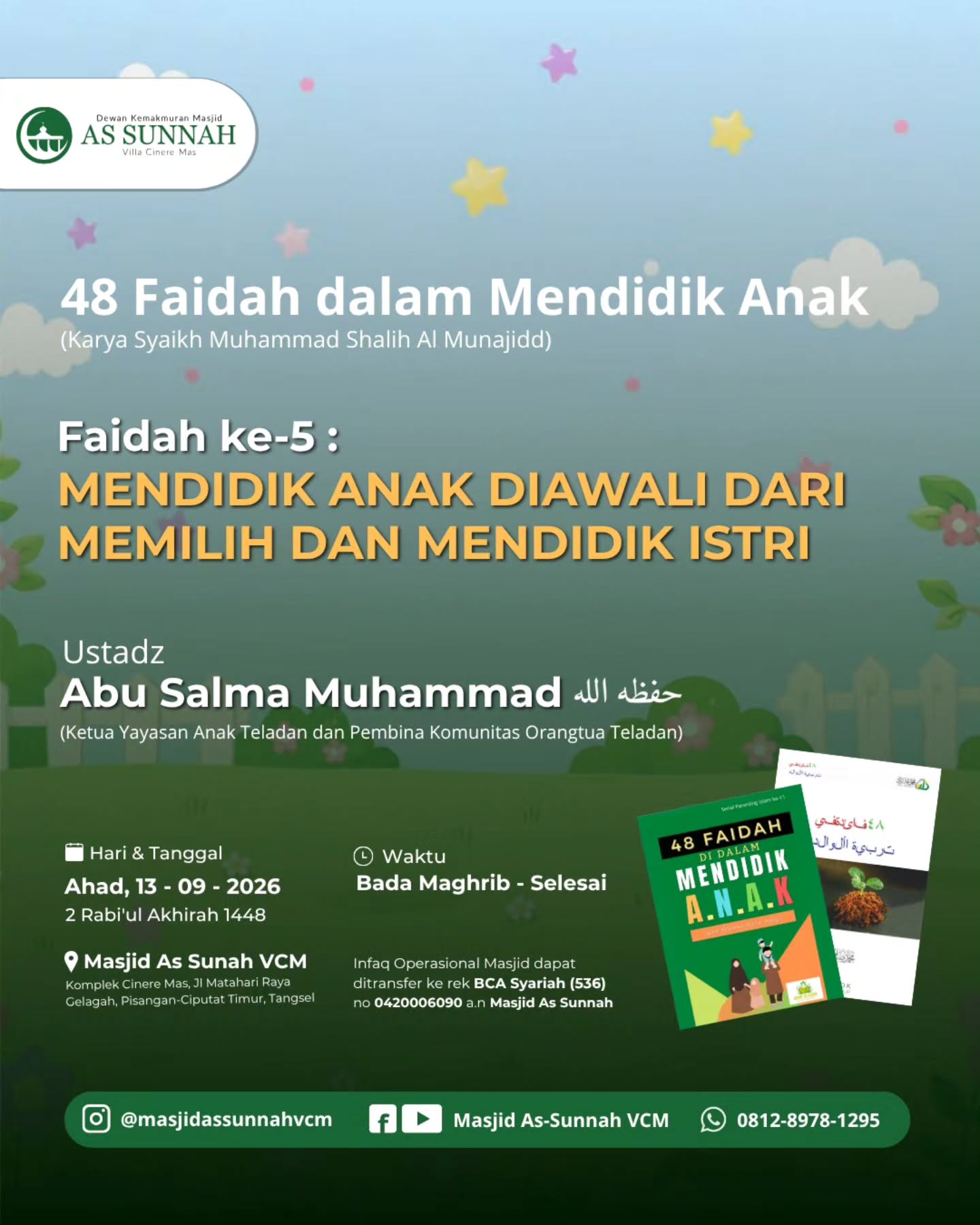 Poster asli dari @masjidassunnahvcm