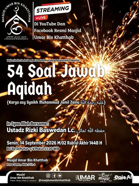 Poster asli dari @masjidumarbinkhaththab