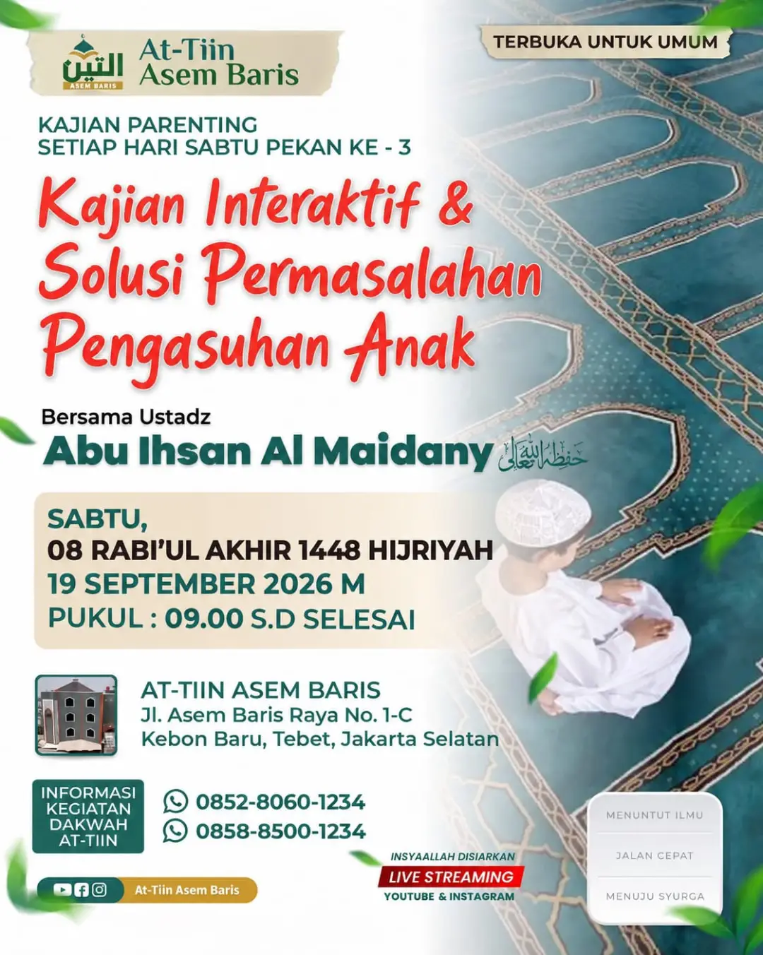 Poster asli dari @rqanak.attiin.asembaris