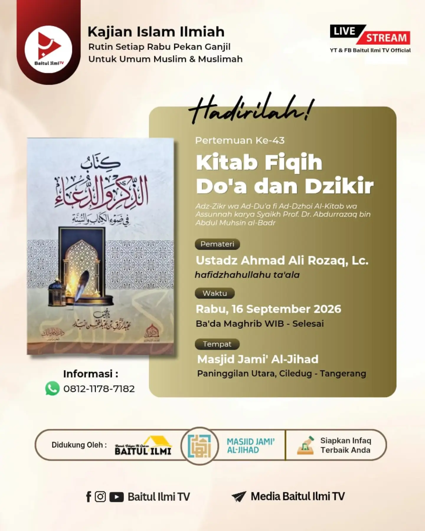 Poster asli dari @masjid.jamialjihad