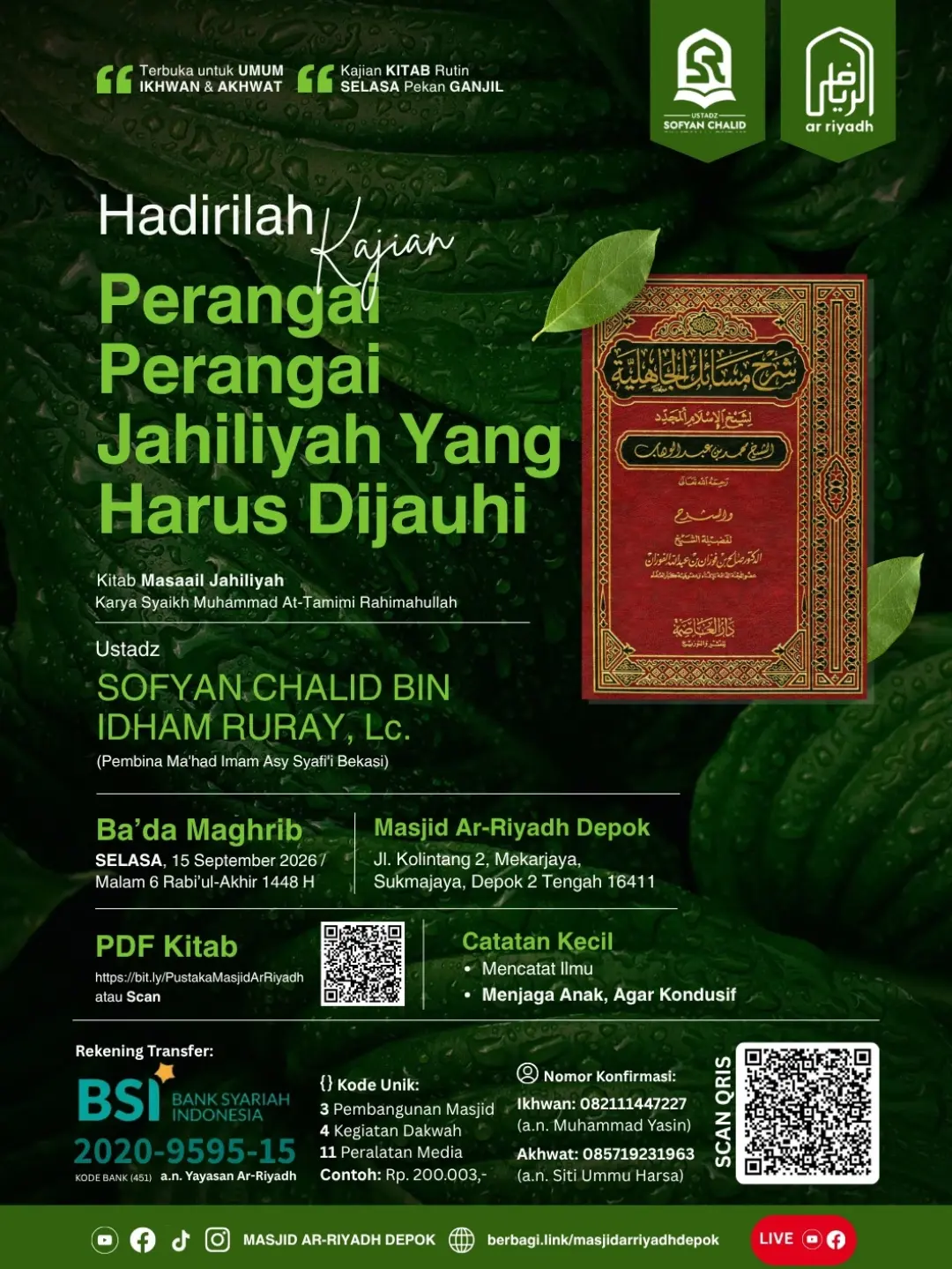 Poster asli dari @mtarriyadh_depok