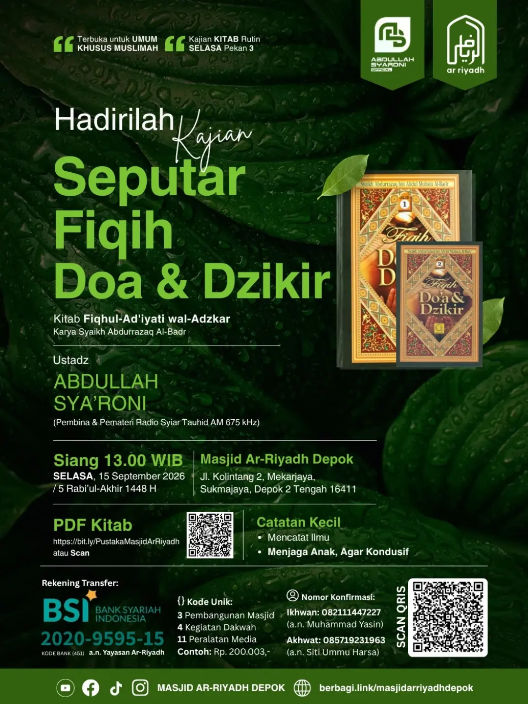 Poster asli dari @mtarriyadh_depok