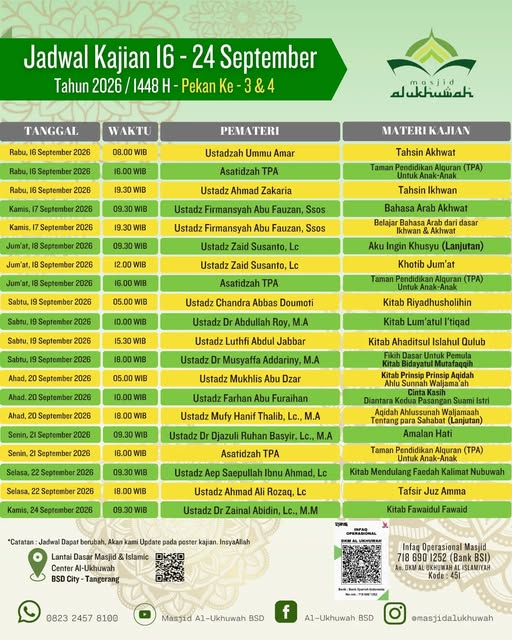 Poster asli dari @masjidalukhuwah