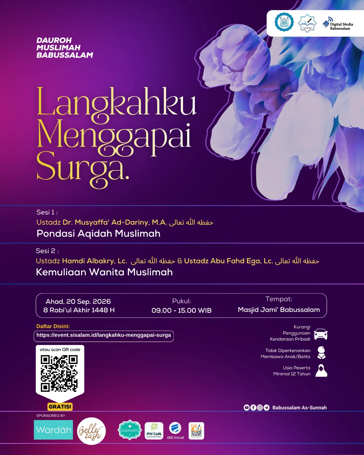 Poster asli dari @babussalam_assunnah