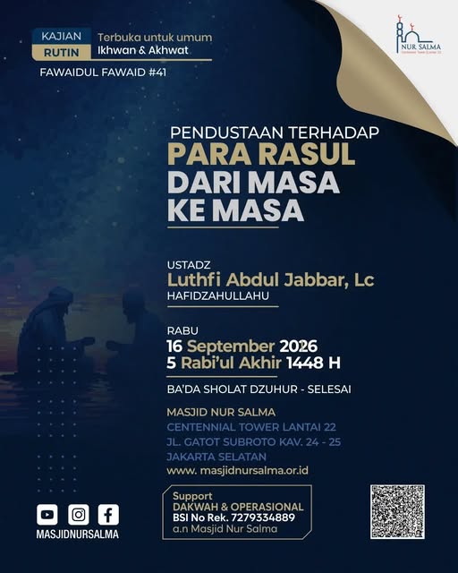 Poster asli dari @masjidnursalma