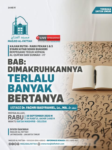Poster asli dari @masjidalfattah