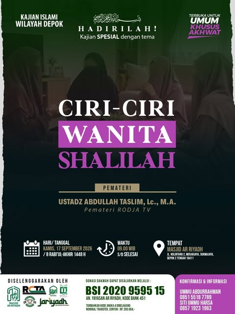 Poster asli dari @mtarriyadh_depok