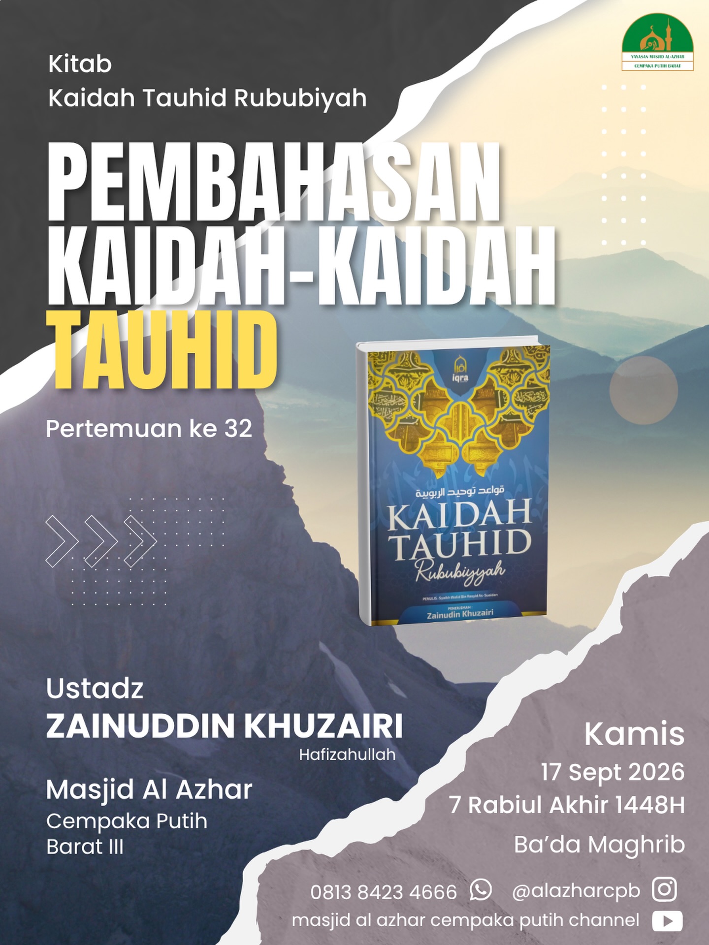 Poster asli dari @alazharcpb